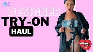 4k Designer Sleepwear amp Sheer Lingerie Try On Haul With Lucy [upl. by Corbet]