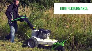 Etesia Attila AH75 for extreme brushcutting [upl. by Inimak652]