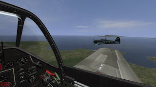 IL2 Sturmovik 2001  P51 Ground attack mission  1 AA kill amp 3 AG kills [upl. by Lustick]