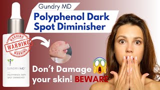 Gundry MD Polyphenol Dark Spot Diminisher Review 😨  ❌WATCH BEFORE BUYING❌ [upl. by Mckenzie750]