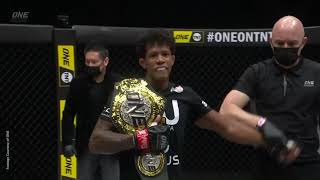 Highlights from ONE on TNT I Moraes vs Johnson [upl. by Nilorac]