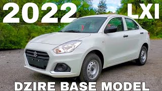 Maruti Suzuki DZIRE 2022 LXI Base Model  2022 DZIRE LXI Review By KHUSHALKUMAR [upl. by Denman791]