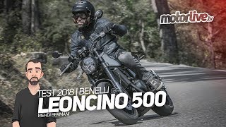 BENELLI LEONCINO 500  TEST 2018 [upl. by Auoh]