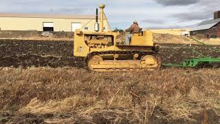 Caterpillar D6B plowing [upl. by Hal]