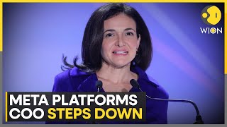 Meta COO Sheryl Sandberg exits board after 12 years  Latest English News  WION [upl. by Neehs498]