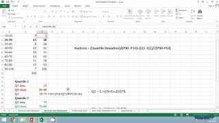 4 Kurtosis and Skewness Statistics Practical for BBA [upl. by Photima450]