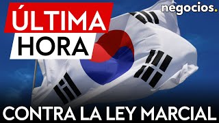 ÚLTIMA HORA  El Parlamento de Corea del Sur vota a favor de bloquear la declaración de Ley Marcial [upl. by Hartzel]