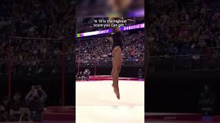 In this competition 10 wasnt the limit😅 gymnastics exhibition simonebiles [upl. by Marashio]