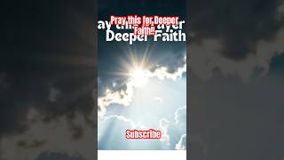 🙏🤲 This for Deeper Faith hope god love prayer motivation inspiration [upl. by Reube]