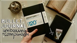 Unboxing my new Leuchtturm 1917 120g amp Comparison to Bullet Journal x Leuchtturm 1917 Edition 2 [upl. by Armond72]