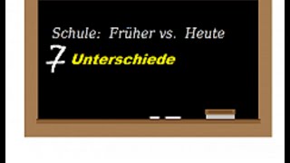 Schule Früher vs Heute Wissen Weltweit [upl. by Ranilopa]