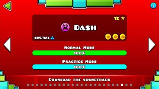 quotDashquot 100 All Coins  Geometry Dash 22 [upl. by Temhem]