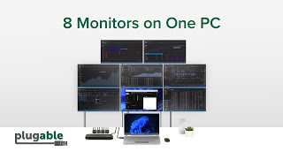 How to Easily Connect Up to 8 Monitors to a Windows Computer [upl. by Town]