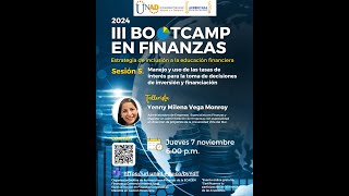 Sesión 5 III BOOTCAMP EN FINANZAS Estrategia de inclusión a la educación financiera [upl. by Einohtna]