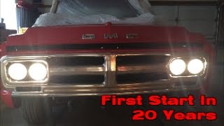 1968 GMC First Start In 20 Years [upl. by Wetzel]