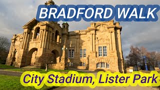 Bradford City walk video Lister Park to Bradford City Stadium [upl. by Orwin]