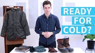 7 Winter Wardrobe Essentials for Men  Mens Winter Fashion Tips [upl. by Malissa]