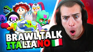 BRAWLER TEMPORANEI BRAWL TALK REACTION in ITALIANO [upl. by Wiedmann947]