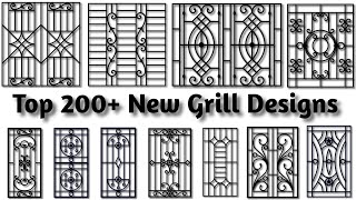 Top 200 New Window Grill Designs Iron Grill Design Idea Unique Window Grill Design [upl. by Jana743]