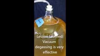 Vacuum Degassing Pineapple Wine [upl. by Ralston]