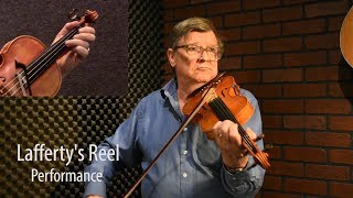 Laffertys Reel  Trad Irish Fiddle Lesson by Kevin Burke [upl. by Westleigh]