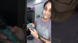 Hair straightener brush ￼😡 whatieatinadayandgetreadywithme minivlog vlog shortvideo [upl. by Madelaine144]