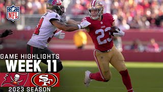 Tampa Bay Buccaneers vs San Francisco 49ers Game Highlights  NFL 2023 Week 11 [upl. by Demaria]