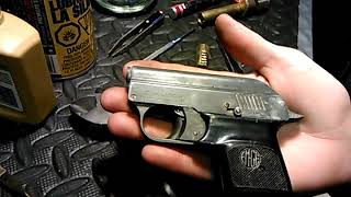 1950s vintage GerstenbergerampCo Model 6 starter pistol [upl. by Branscum288]