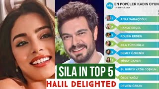 Sila Turkoglu in Top 5 in 1st Week of October 2024 Halil Ibrahim Ceyhan Delighted [upl. by Aizti]