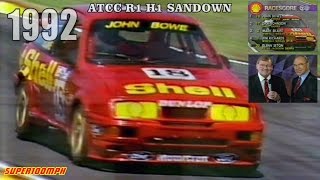 JOHN BOWE 1992 ATCC R2 H1 Sandown [upl. by Bringhurst]