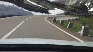 onboard Fahrt Grimselpass Schweiz mit Zeitraffer [upl. by Citarella]