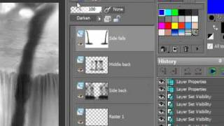 Paint Shop Pro Basics 10 Layers  Layer Palette [upl. by Euqilegna]