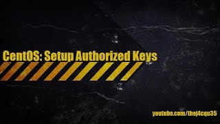 CentOS 7  Setup SFTP with Chroot jail  part 2 key authentication [upl. by Tdnarb985]