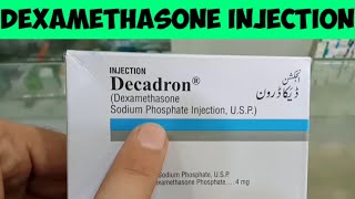 Decadron Dexamethasone Injection Uses Benefits Side Effects In Urdu Hindi  Dexamethasone In Hindi [upl. by Abramo618]