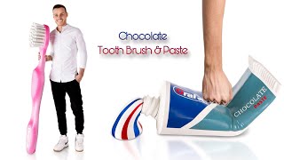 Chocolate Toothbrush and Paste [upl. by Hellene]