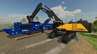 FS22  Map Bjornholm 005🌲🫐  Forestry Farming and Construction  4K [upl. by Deehsar]