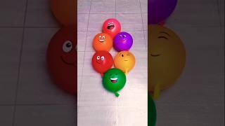 Six Emoticon Water Balloons Pop Reverse Video Asmr [upl. by Akiaki527]