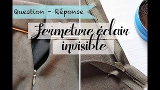 Comment Poser Une Fermeture Eclair Invisible [upl. by Ellenad796]