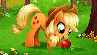 My Little Pony Friendship is Magic  Applejack Stomach Care  MLP Games Episodes [upl. by Nayr]