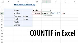 CountIF in Excel  Hindi [upl. by Pilihp]