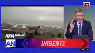 🔴 TEMPORAL Y DESTROZO EN MIRAMAR convocan a bomberos de Mar del Plata [upl. by Godbeare958]