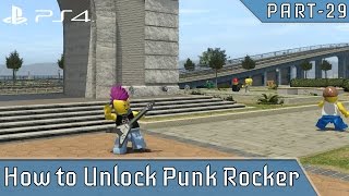 Lego City Undercover PS4 PRO How to Unlock Punk Rocker New Disguise [upl. by Oramlub]