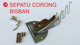 Cara Menggunakan Sepatu Corong Bisban Mesin Jahit [upl. by Atined]