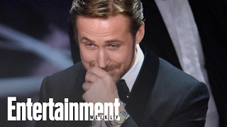 Ryan Gosling Explains Why He Laughed During The Oscars MixUp  News Flash  Entertainment Weekly [upl. by Benedick696]