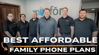 Best Affordable Family Phone Plans  Unlimited Talk Text amp Data with Snapfon [upl. by Aerdnuahs]