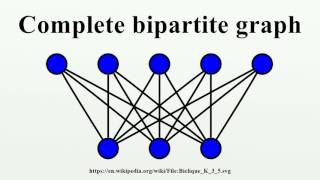 Complete bipartite graph [upl. by Avram]