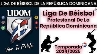 Liga de béisbol Profesional de la República Dominicana  LIDOM [upl. by Wolfram]