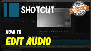 Shotcut How To Edit Audio [upl. by Evvie407]