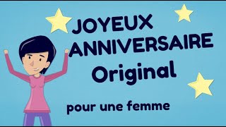 Joyeux anniversaire femme Original [upl. by Novert]