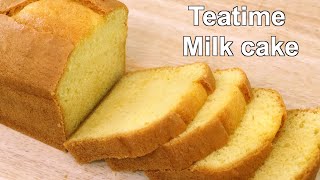 Soft amp Spongy Teatime Milk Cake Recipe  Easy Tea Time milk cake [upl. by Giordano]